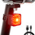 Wind&Moon Smart Bike Tail Light, Brake Sensing Bicycle Rear Lights for Night Ride, IP66 Waterproof USB Rechargeable 5 Light Mode Options Bike Light, Cycling Taillight Safety Warning Accessories