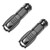 CENGNIAN 2pcs LED Rechargeable USB Long-Range Mini Portable Household Durable Strong Flashlight Lighting LED Flashlights High Lumens Adjustable Brightness Flash Light for Outdoor, Emergency