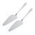 ARFUKA Pie Server Stainless Steel Cake Pie Pastry Server Professional Dessert Server for Cake Cheese Pie Pizza and More, Pack of 2 Silver