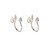 S925 Sterling Silver Non Piercing Ear Clip Cuff Wrap Earrings for Women(1 Pair) (Style1)