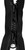 #5 Molded Vislon YKK Jacket 2-Way Separating Zipper - Choose Your Color & Length - Made in The United States (1 Zipper Per Pack) (Black, 29" Inches)