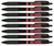 North Carolina State University Wolfpack Translucent 8 Pen Set 2522