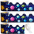 99 Feet Galaxy Bulletin Board Border, 3 Rolls Outer Space Scalloped Borders Trim Night Sky Classroom Bulletin Board Border Trim for Back to School Chalkboard Whiteboard Decorations