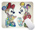 Mouse Pad Mickey and Minnie Mousepad Non-Slip Rubber Funny Cute Mat for Gaming and Gift