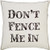 VHC Brands Rustic & Lodge Pillows & Throws - Don't Fence Me in Tan 18" x 18" Pillow