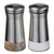 Salt and Pepper Shakers Spice Pots Stainless Steel Seasonings Jar with Adjustable Holes 2PCS Salt and Pepper Shaker Sets
