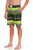 Kanu Surf Men's Infinite Swim Trunks (Regular & Extended Sizes), Sandbar Black/Yellow, Medium