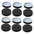 SHOWERORO 12pcs Mason Jar Lids Canning Jar Lids Food Wide Mouth Mason Jar Lids Mason Jar Drink Lid Canning Lids Regular Mouth Large Wide Mouth Lids Tinplate Black Mason Jar Covers Metal