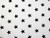 Minerva Crafts Stars Print Cotton Dress Fabric Black on White - per metre