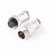 GX16 Aviation Connector 2 Pin, GX16 Docking Style Circular Adapter Male Female Plug Socket GX16 Metal Female Male Panel Mount Connector for Power Connection