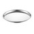 DOITOOL Round Griddle Snack Tray Stainless Steel Round Dinner Plates: Dessert Plate Serving Trays Lunch Plate Dish Pasta Dish Sauce Plate for Pizza Steak Pasta Salad Snack Tray Pizza Plates