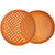 CHEFHUB Set of 2-Large Copper Crispy Pizza Pan 13'' Perfect Results Premium Non-Stick Bakeware 1x Pizza Pan 1x Pizza Crisper Pan, Easy to Clean and Perfect Size for a Get Together, Grilling or Baking