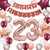 23rd Birthday Party Decorations Rose Gold for Women, Birthday Banner Rose Red Number 23 Balloons Star Foil Balloons 23rd Birthday Confetti Balloons for Women 23 Years Old Birthday Party(23rd) 23rd Birthday Party Decorations Rose Gold for Women, Birthday Banner Rose Red Number 23 Balloons Star Foil Balloons 23rd Birthday Confetti Balloons for Women 23 Years Old Birthday Party(23rd)