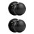 Probrico (2 Pack Classic Closet Door Knobs Dummy Door Knob, Individual Non-Turning Dummy Door Knob Single Side, Black Interior Door Knobs, Easy Installation