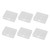 NUOBESTY 6Pcs plastic case jewelry organizer case craft containers for beads small plastic containers with lids small storage containers pill containers small containers storage box square