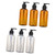 6 Pcs Empty Shampoo Container Empty Pump Lotion Bottles refillable Makeup Bottle Plastic Pump Bottles refillable containers for Shampoo Empty Bottle Toiletries Filling Travel