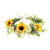DreamLily Daisy Crown Maternity Sunflower Wreath Birthday Photo Pops Wedding Festival Floral Headpiece NC33 (Rose Ivory)