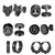 Axbuldo 8 Pairs Viking Earrings for Men Women Viking Runes/Celtic Knot/Thor's Hammer/Wolf Head Fake Gauges Earrings Set Surgical Steel Screw Flatback Studs Faux Ear Plugs Punk Earrings Axbuldo 8 Pairs Viking Earrings for Men Women Viking Runes/Celtic Knot/Thor's Hammer/Wolf Head Fake Gauges Earrings Set Surgical Steel Screw Flatback Studs Faux Ear Plugs Punk Earrings