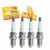 4 pc NGK Standard Spark Plugs compatible with Hyundai Accent 1.5L 1.6L L4 1995-2011