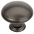 25 Pack - Cosmas 5422GPH Graphite Cabinet Hardware Mushroom Knob - 1-3/16" Diameter