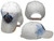 Mason Masons Freemason Masonic White Shadow Trucker Mesh Texture Embroidered Cap Hat