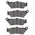 Road Passion Front Disc Brake Pads Replacement For ROYAL ENFIELD Interceptor 650 Twin 18-21/ Continental 650 twin 18-21/ SWM Super Dual T 600 16-21/ Super Dual X 600 16-21