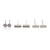 Tiny Stud Earrings for Women 925 Sterling Silver Post Cartilage Earrings Mini Bar and Cubic Zirconia Ear Studs Gold Plated Hypoallergenic Cute Earrings for Girls (Silver/3 Pairs)