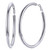 U7 Jewelry 80MM Hip Hop Hoop Earrings for Women Stainless Steel Chunky Silver Hoops Large Loop Hoops Earrings for Women