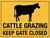 Cattle Grazing Keep Gate Closed Sign Metal Tin Sign 8x12 Inches Caution Danger Safety Security Warning Notice Signs