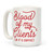 LookHUMAN Blood Of My Clients White 15 Ounce Ceramic Coffee Mug