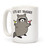 LookHUMAN Let's Get Trashed Margarita Raccoon White 15 Ounce Ceramic Coffee Mug