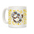 LookHUMAN Otters In Space White 11 Ounce Ceramic Coffee Mug