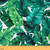 jejeloiu Tropical Leaves Fabric by The Yard, Leaf Pattern Upholstery Fabric for Chairs,Botanical Decorative Fabric for Upholstery and Home DIY Projects, 1 Yard, Green