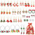 24 Pairs Christmas Earrings Set, Christmas Trees Bow Snowflake Bells Elk Candy Drop Dangle Earrings Holiday Stud Earrings with Xmas Organza Jewelry Bag for Women Girls Xmas 24 Pairs Christmas Earrings Set, Christmas Trees Bow Snowflake Bells Elk Candy Drop Dangle Earrings Holiday Stud Earrings with Xmas Organza Jewelry Bag for Women Girls Xmas
