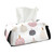CaTaKu Boho Cute Pumpkin Tissue Box Holder,Tissue Box Cover Rectangle, PU Leather Kleenex Facial Tissue Cube Boxes for Car Bathroom Office