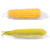 4 Pack Corn on The Cob Trays, Plastic Corn Dishes for Corn on The Cob, Corn Trays Corn Holders Cob Dinnerware for Sweet Butter Corn, Barbecue Service Tray Corn Dish Cob Sets