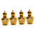 Beavorty 4 Pcs Bottled Essential Oil Roller Bottles Empty Containers for Lip Oil Sample Containers Refillable Roller Bottle Perfume Mini Sub Essential Oil Bottle Glass Alloy Travel Ball