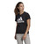 adidas Women's Essentials Logo Tee, Black/White, Small