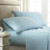 ienjoy Home Hotel Collection Embossed Checkered 4 Piece Sheet Set, Full, Aqua