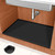 Under Sink Mat, 28" x 22" Under Sink Mats for Kitchen Waterproof, Under Sink Shelf Liner with Drain Hole, Flexible Silicone Cabinet Protector Tray for Bottom of Kitchen & Bathroom Black