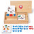JoyCat Wooden CVC Word Spelling Games,Kindergarten Learning Activities,Sight Words Flash Cards Reading Alphablocks for Toddlers,Montessori Educational Toys Gifts for 3 4 5 6 Year Old Kids