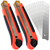 FeiLyKi 25mm Box Cutters Carpet knife Exacto Knife Heavy Duty Knife Utility Retractable 2Pack,10 SK5 Blades-2065
