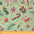 Christmas Upholstery Fabric, Xmas Tree Branches Fabric by The Yard, Christmas Candy Cane Decorative Fabric, Sweet Lollipop Outdoor Fabric, Christmas Gifts Waterproof Fabric for Sewing, 5 Yards, Green