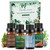 4 Pack Bamboo Fragrance Oils for Diffuser, Premium Forest Pine Scented Oils for Candle & Soap Making Scents, Teakwood Oil Cedar Essential Oils Gift Set, Forest Pine, Cedar, Teakwood, Bamboo - 10ml