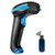 2.4G Wireless Laser Barcode Scanner, INKSTYLE 2-in-1 (2.4GHz Wireless & USB2.0 Wired) USB Automatic Bar Code Reader, Rechargeable Handheld Bar Code Scanner