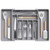 Lifewit Silverware Drawer Organizer, Expandable Utensil Organizer for Kitchen Drawers, Adjustable Cutlery and Flatware Tray, Plastic Spoons Forks Knives Holder Storage Dividers, Large, Gray