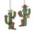 Kurt Adler C7658 4" Western Cactus W/Boot+Hat Ornament 2/A
