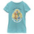 Harry Potter Girl's Hogwarts School Crest T-Shirt, Tahi Blue, X-Large