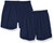 Soffe womens Authentic Cheer Yoga Shorts, Navy (2-pack), Medium US