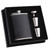 Hip Flask Gift Set, 8 Oz Stainless Steel Flasks for Liquor for Men, Hip Flask Set of 4, with Funnel & 2 Cups, Whiskey Flask for Men, Great Gift Idea Flask, Groomsmen Proposal Box,Man Gifts for Wedding